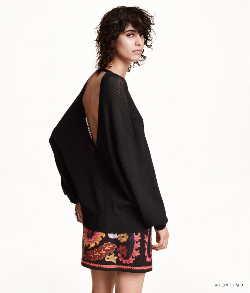 Mica Arganaraz featured in  the H&M catalogue for Pre-Fall 2015