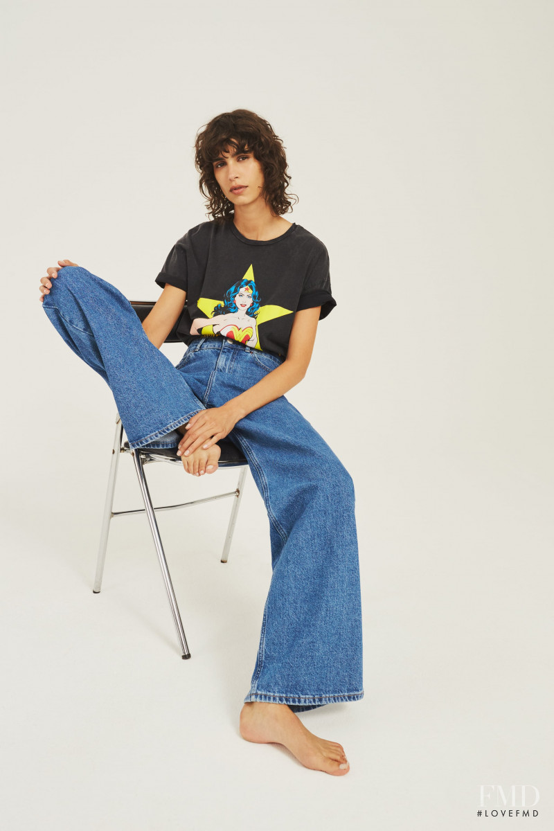 Mica Arganaraz featured in  the Zara catalogue for Cruise 2020