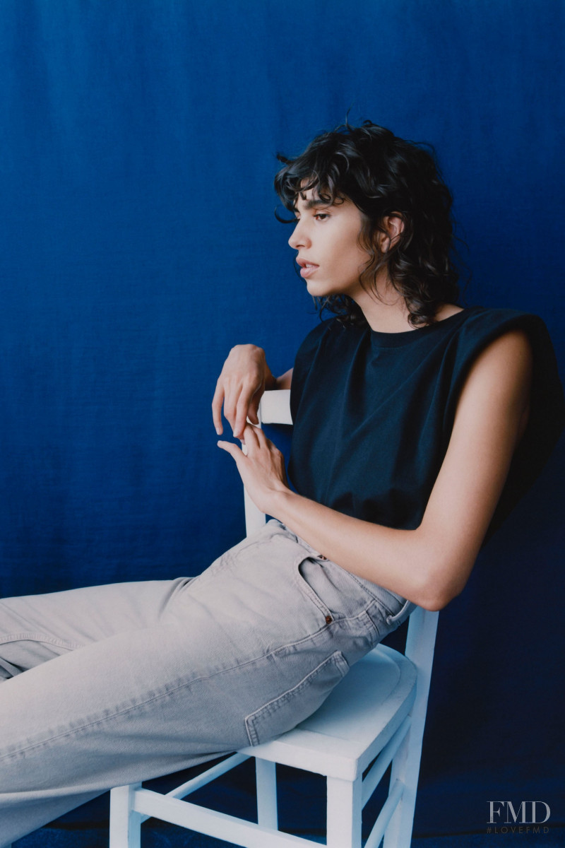 Mica Arganaraz featured in  the Zara catalogue for Cruise 2020