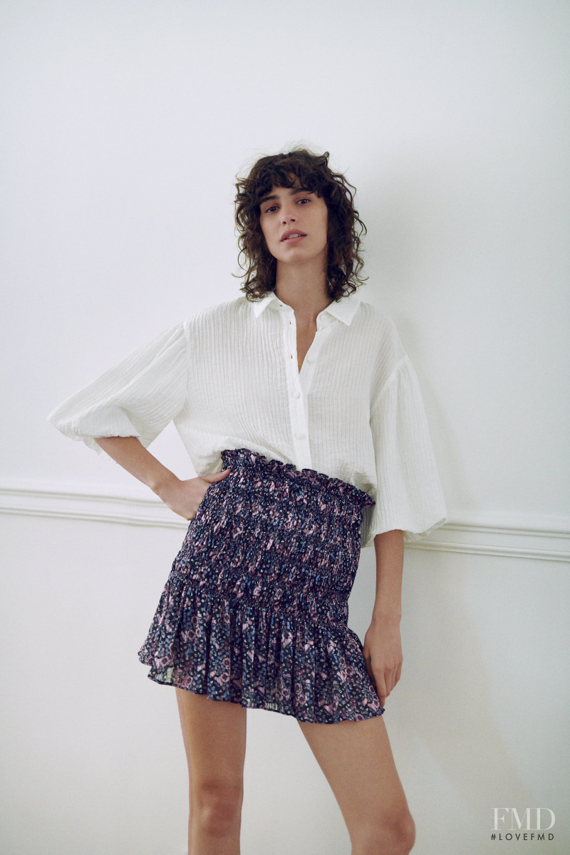 Mica Arganaraz featured in  the Zara catalogue for Cruise 2020