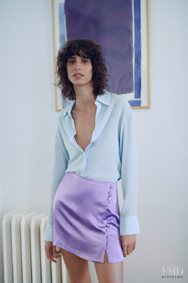 Mica Arganaraz featured in  the Zara catalogue for Cruise 2020