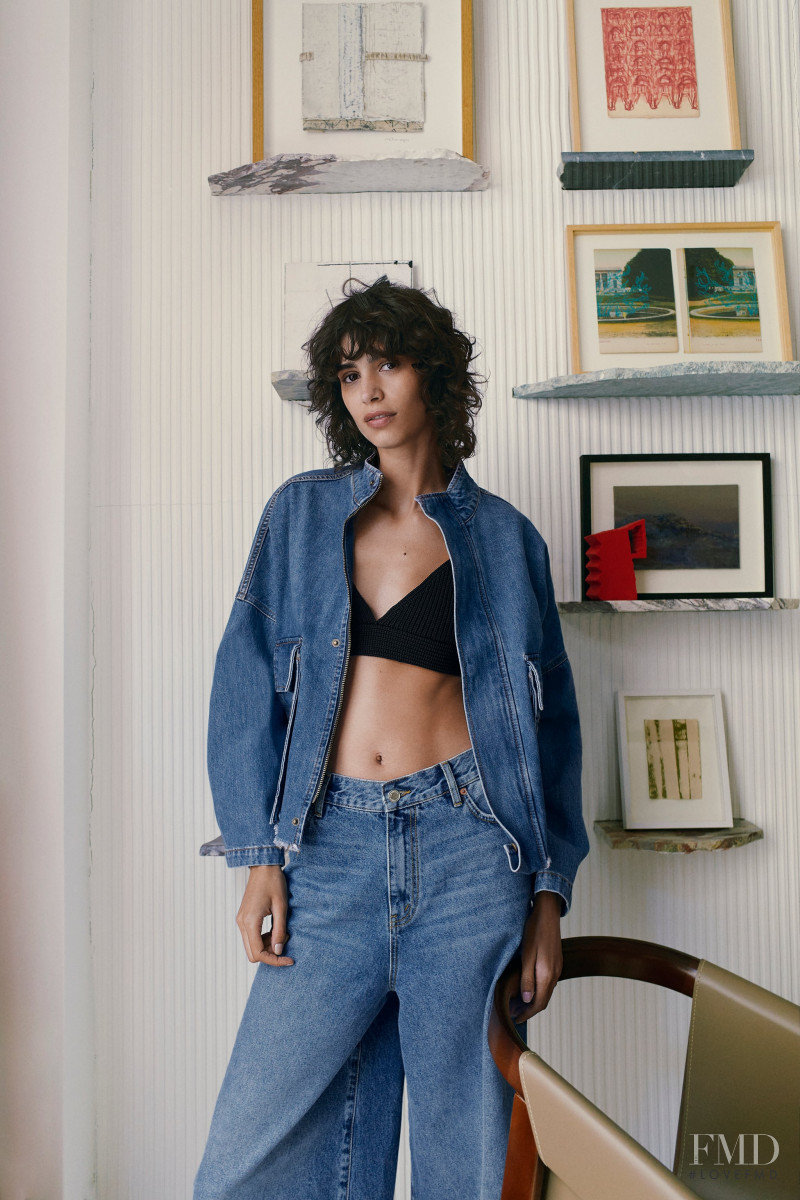 Mica Arganaraz featured in  the Zara catalogue for Cruise 2020