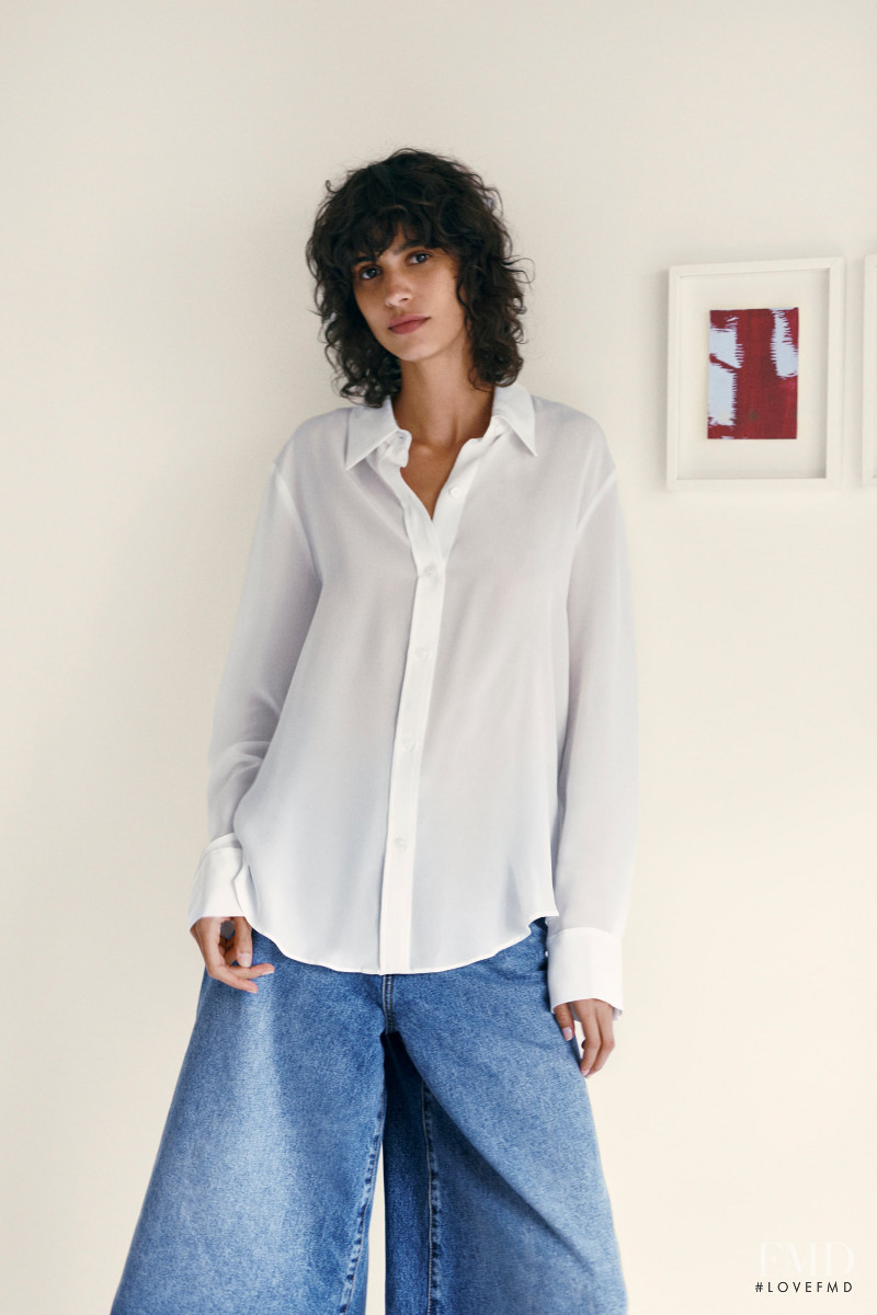 Mica Arganaraz featured in  the Zara catalogue for Cruise 2020