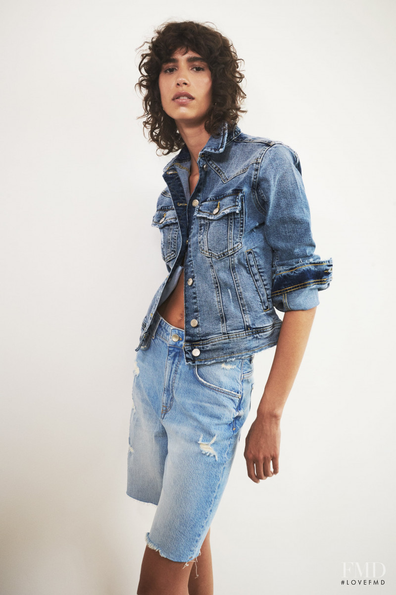 Mica Arganaraz featured in  the Zara lookbook for Summer 2020