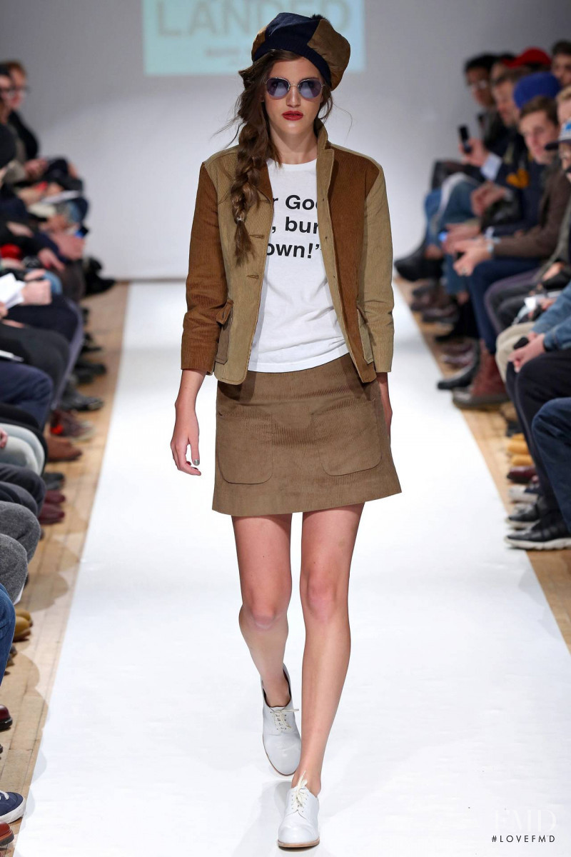 Tania Carregha featured in  the Mark McNairy New Amsterdam fashion show for Autumn/Winter 2013