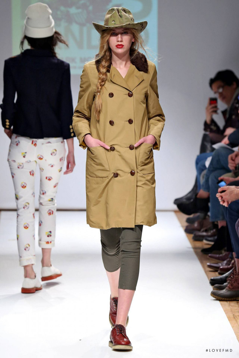 Jessica Ewer featured in  the Mark McNairy New Amsterdam fashion show for Autumn/Winter 2013