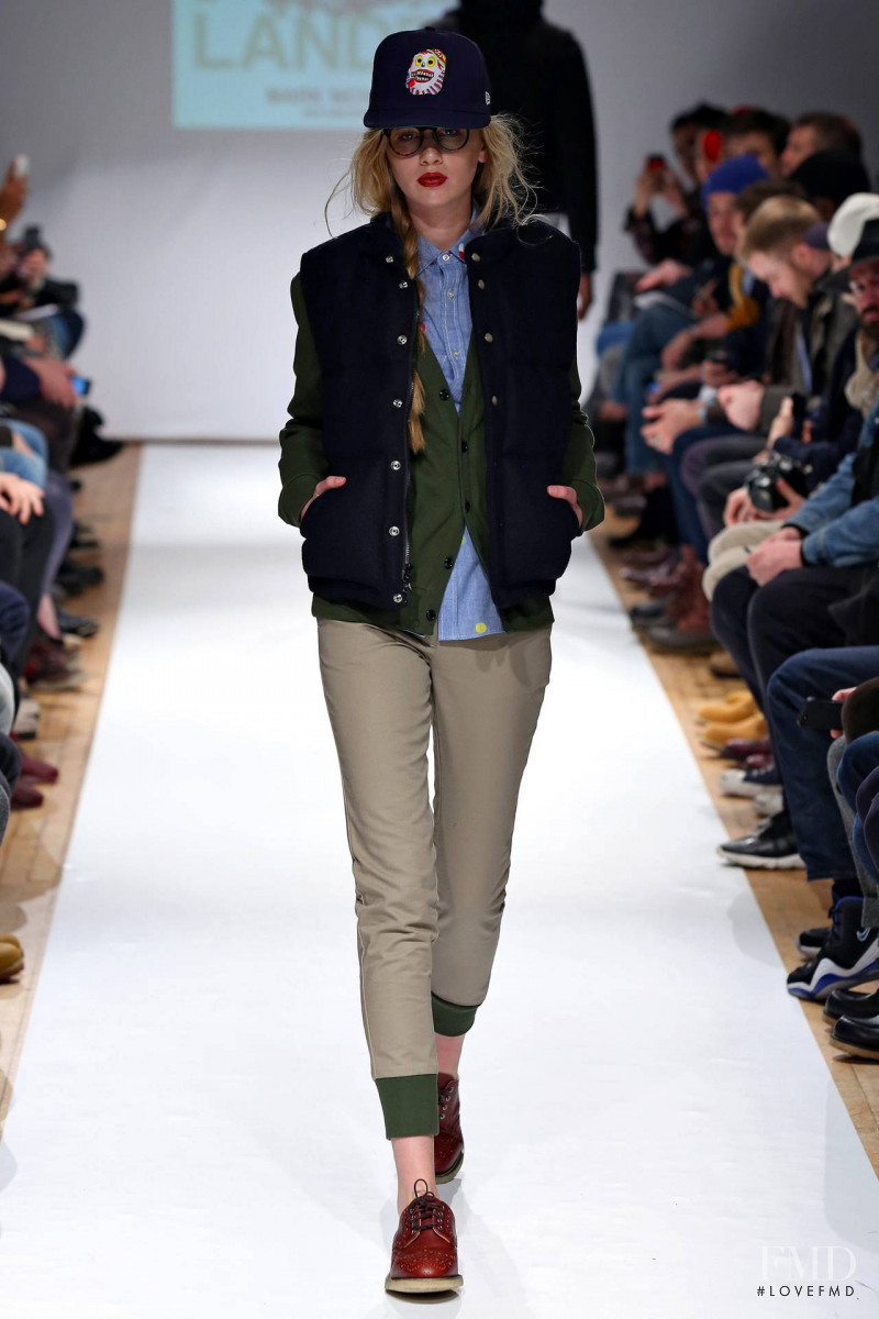 Jessica Ewer featured in  the Mark McNairy New Amsterdam fashion show for Autumn/Winter 2013