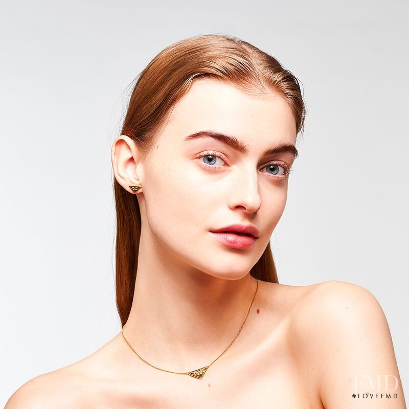 Berit Heitmann featured in  the Prada Fine Jewellery advertisement for Spring/Summer 2020