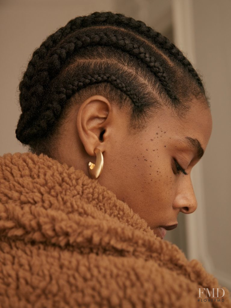 Karly Loyce featured in  the Mango advertisement for Autumn/Winter 2018