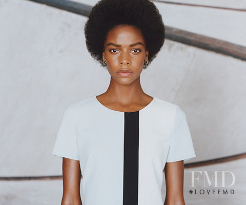 Karly Loyce featured in  the HUGO lookbook for Spring/Summer 2016