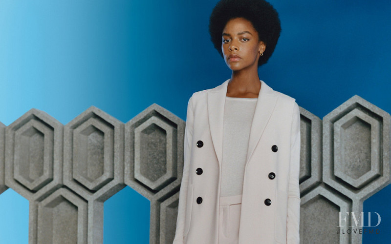 Karly Loyce featured in  the HUGO lookbook for Spring/Summer 2016