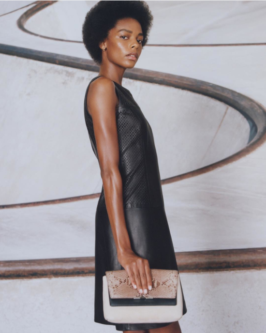 Karly Loyce featured in  the HUGO lookbook for Spring/Summer 2016