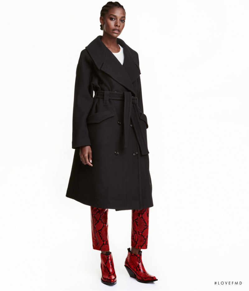 Karly Loyce featured in  the H&M Studio lookbook for Autumn/Winter 2016