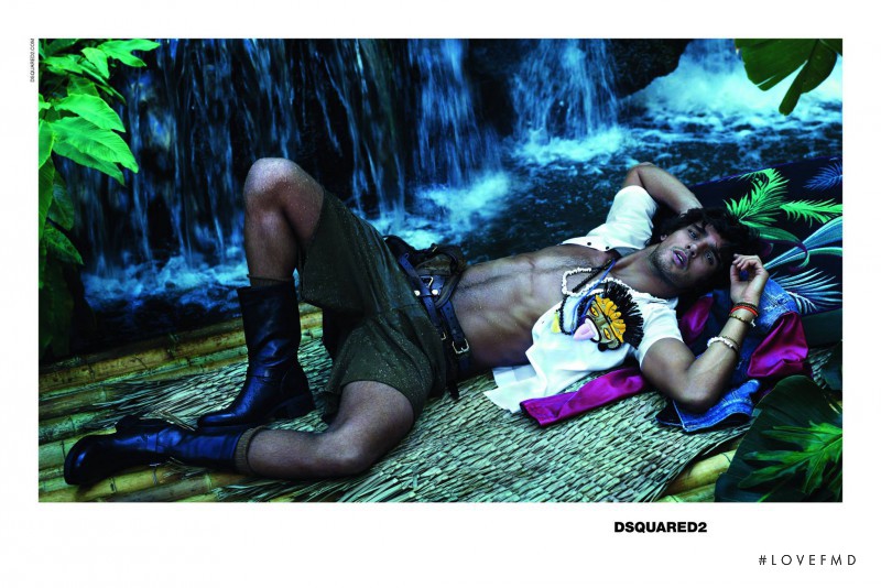 DSquared2 advertisement for Spring/Summer 2014