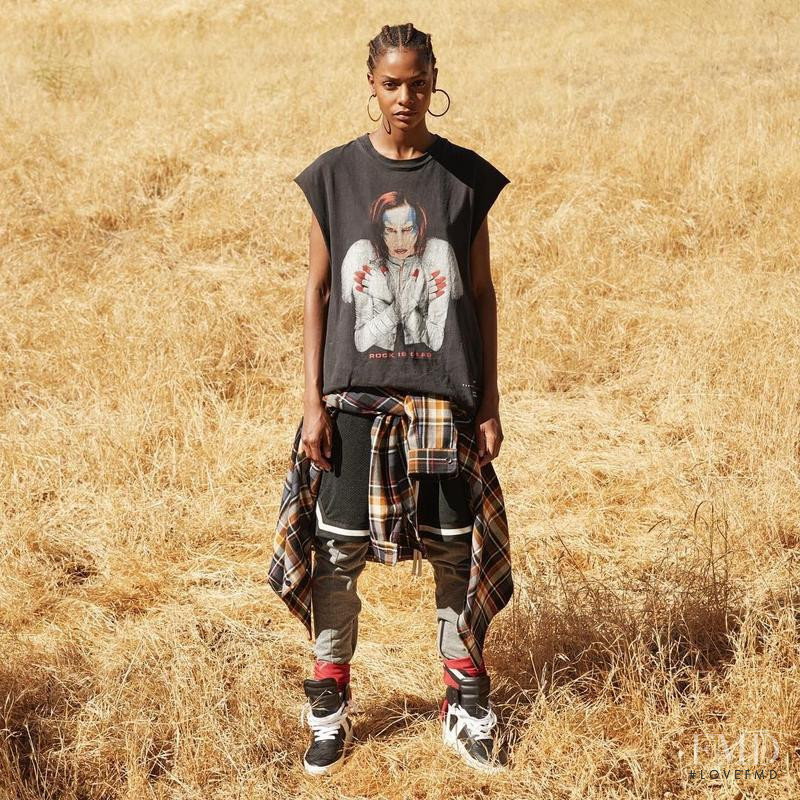 Karly Loyce featured in  the Fear Of God Fifth Collection  lookbook for Autumn/Winter 2017