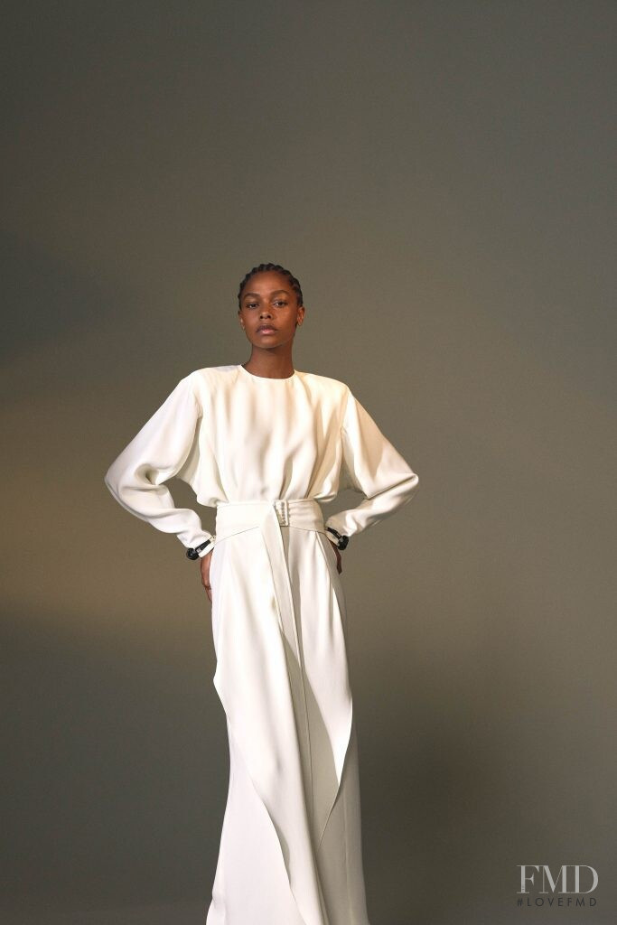 Karly Loyce featured in  the Derek Lam lookbook for Autumn/Winter 2019