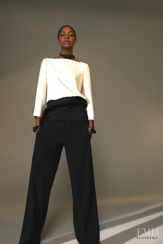 Karly Loyce featured in  the Derek Lam lookbook for Autumn/Winter 2019