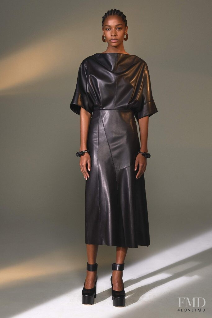 Karly Loyce featured in  the Derek Lam lookbook for Autumn/Winter 2019