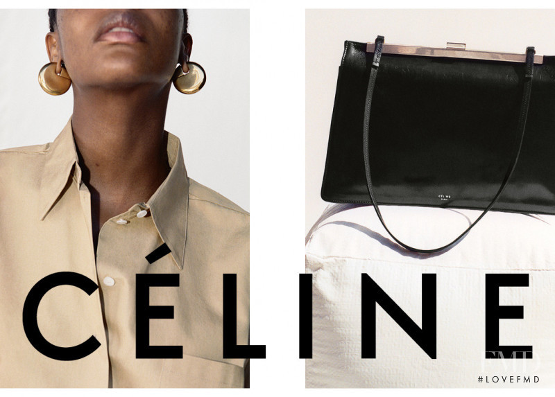 Karly Loyce featured in  the Celine advertisement for Pre-Fall 2017