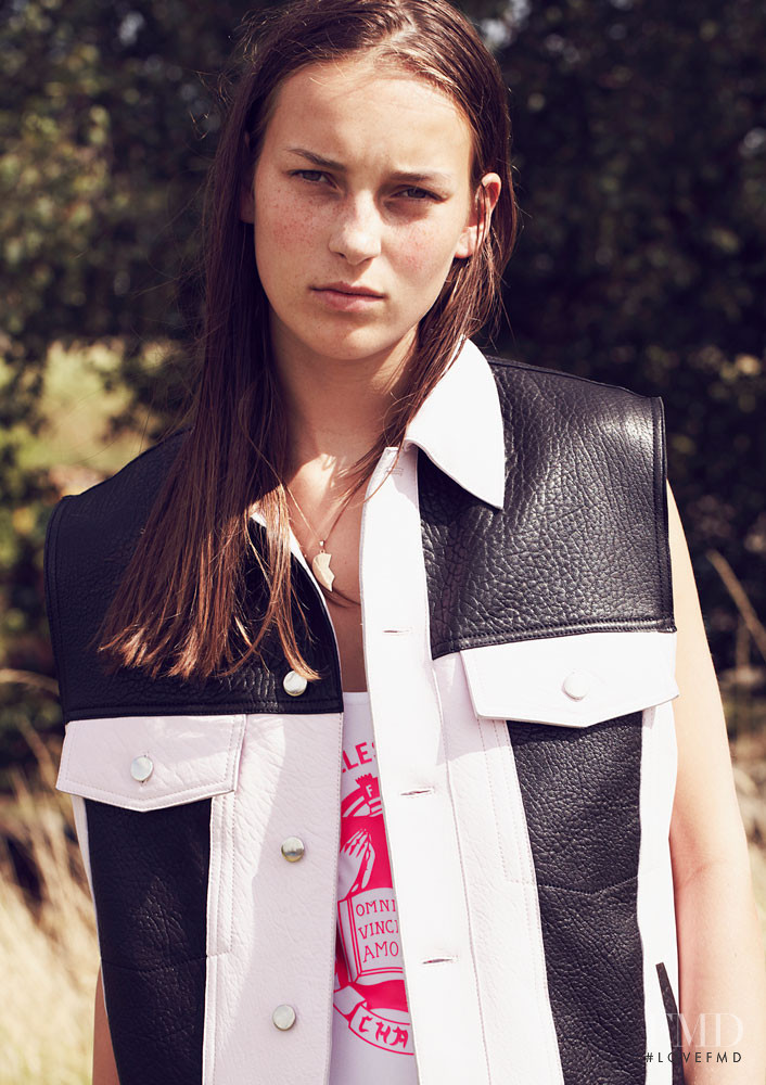 Julia Bergshoeff featured in  the Filles A Papa lookbook for Spring/Summer 2014