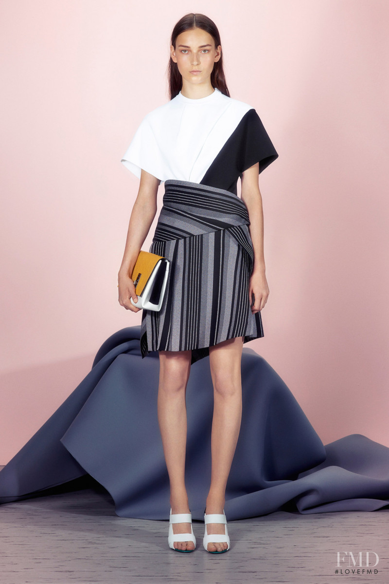 Julia Bergshoeff featured in  the Proenza Schouler lookbook for Resort 2015