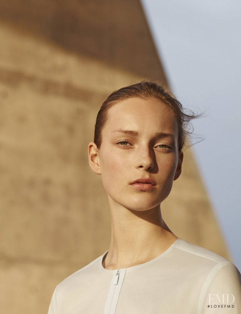 Julia Bergshoeff featured in  the Cos Sweden advertisement for Spring/Summer 2015