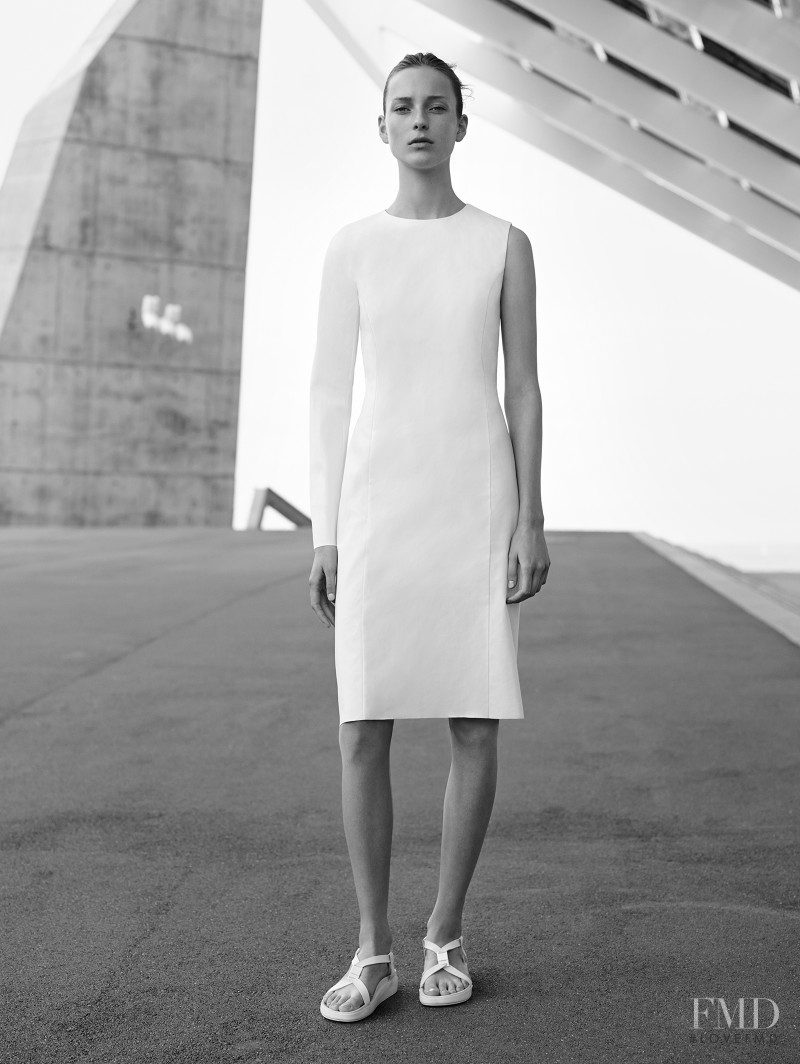 Julia Bergshoeff featured in  the Cos Sweden advertisement for Spring/Summer 2015