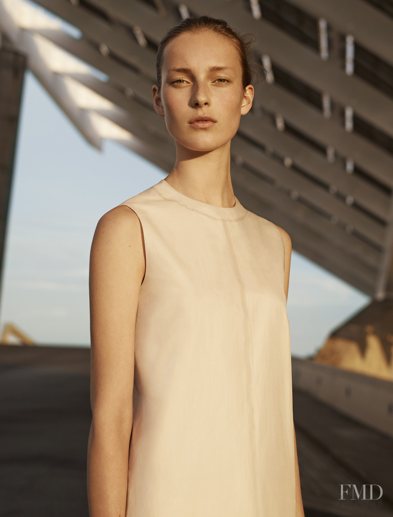 Julia Bergshoeff featured in  the Cos Sweden advertisement for Spring/Summer 2015
