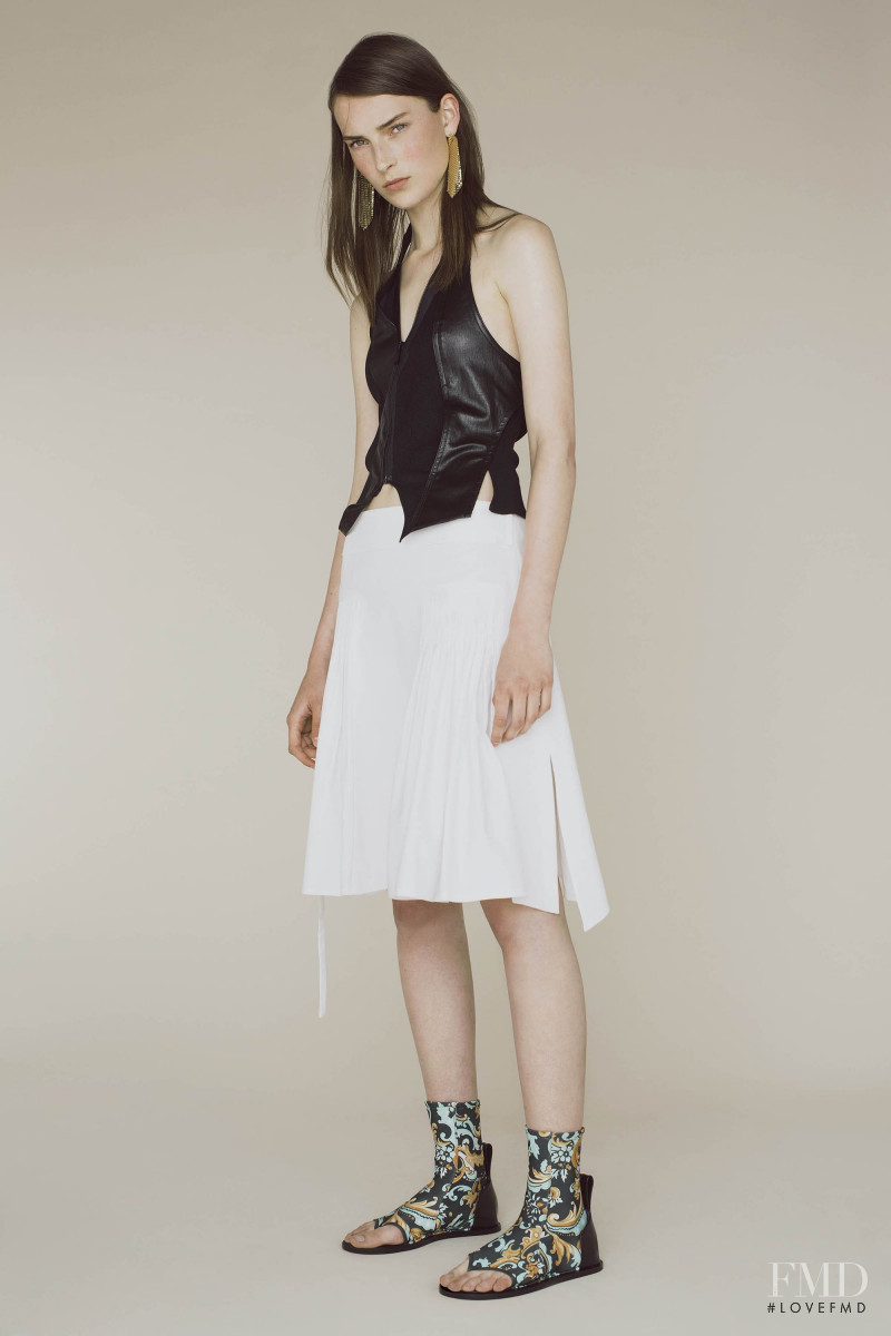 Julia Bergshoeff featured in  the Paco Rabanne lookbook for Resort 2016