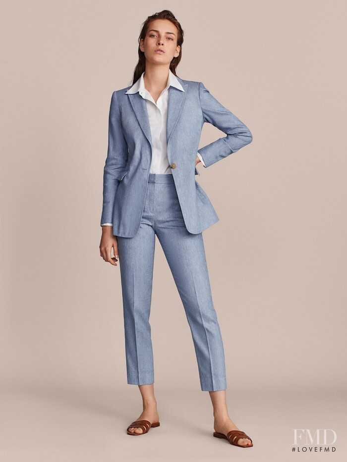 Julia Bergshoeff featured in  the Massimo Dutti Limited Edition Vol II lookbook for Summer 2019