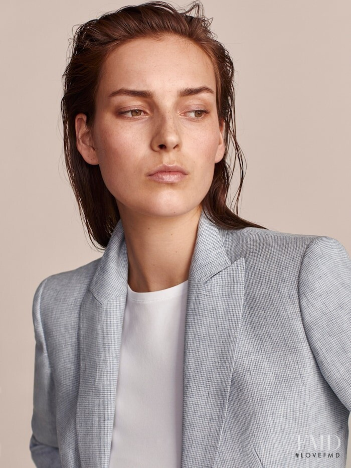 Julia Bergshoeff featured in  the Massimo Dutti Limited Edition Vol II lookbook for Summer 2019
