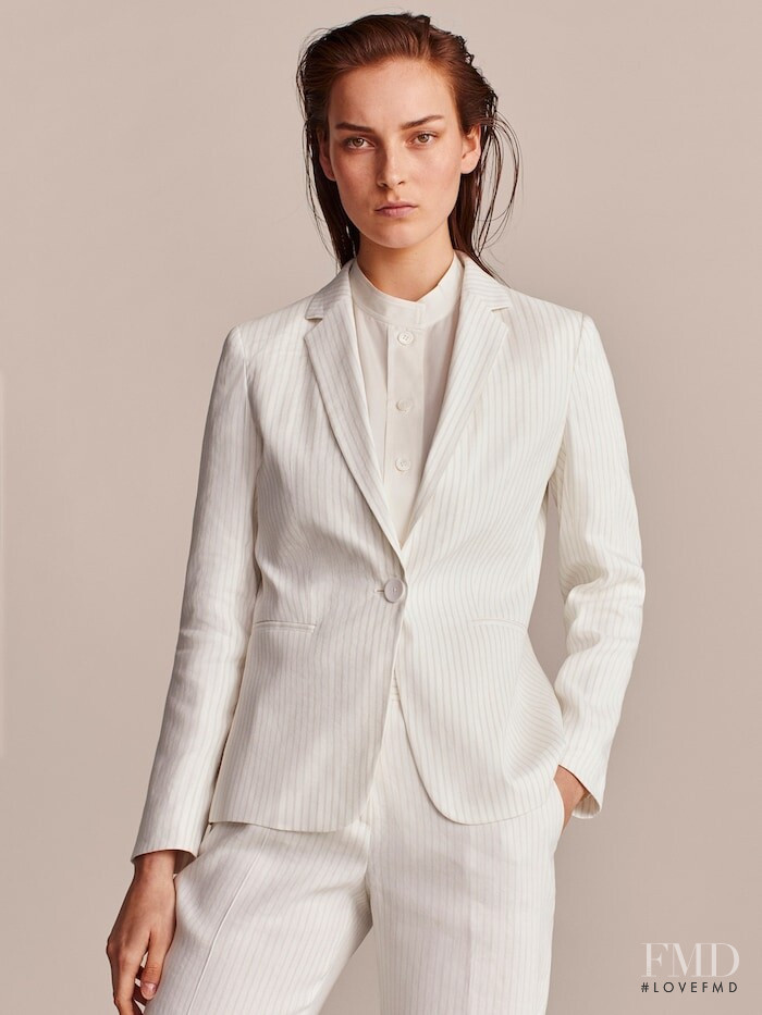 Julia Bergshoeff featured in  the Massimo Dutti Limited Edition Vol II lookbook for Summer 2019