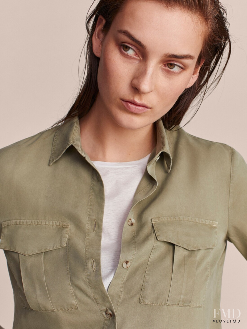 Julia Bergshoeff featured in  the Massimo Dutti Limited Edition Vol II lookbook for Summer 2019