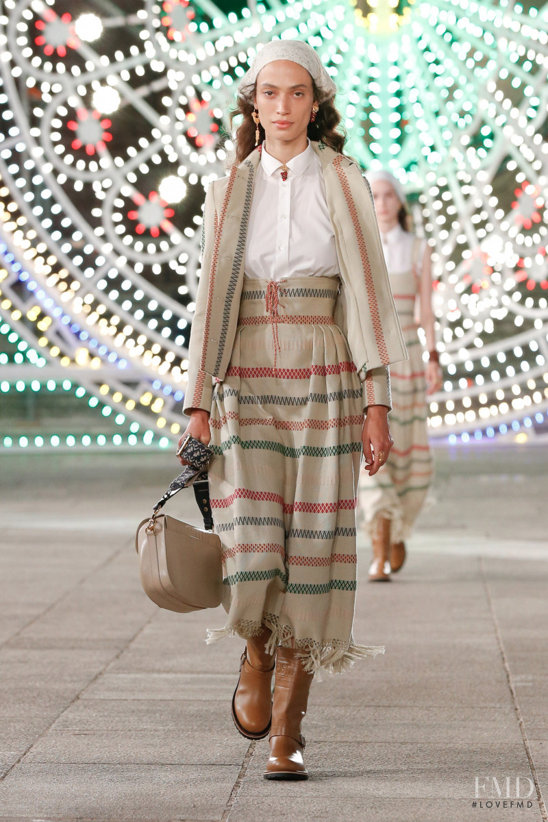 Sophie Koella featured in  the Christian Dior fashion show for Resort 2021