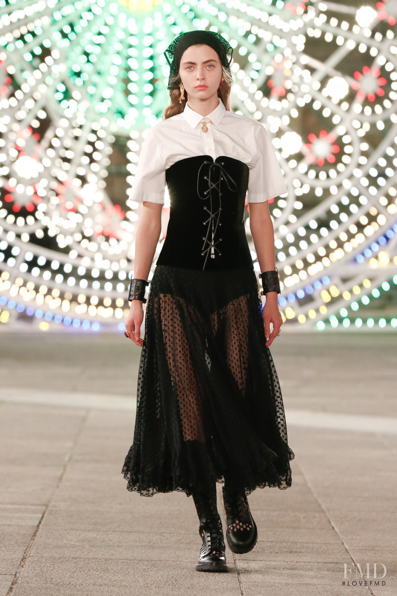 Patrycja Piekarska featured in  the Christian Dior fashion show for Resort 2021