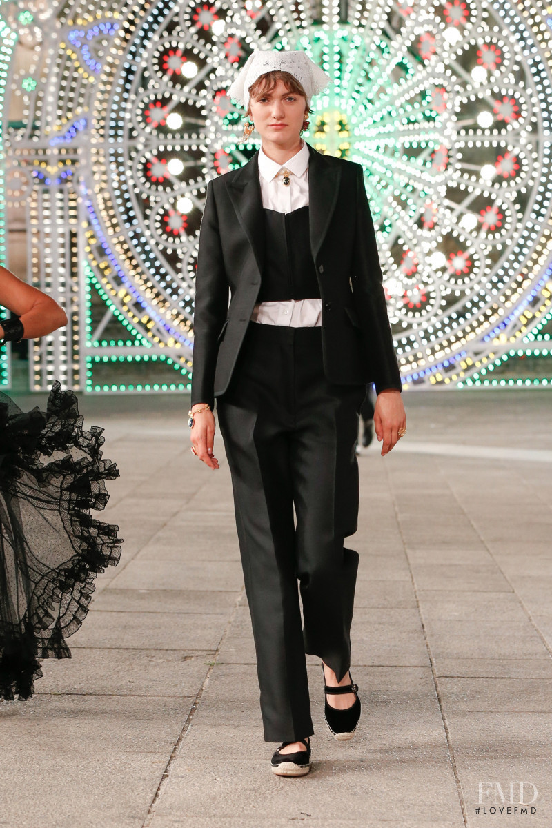 Mick Estelle featured in  the Christian Dior fashion show for Resort 2021
