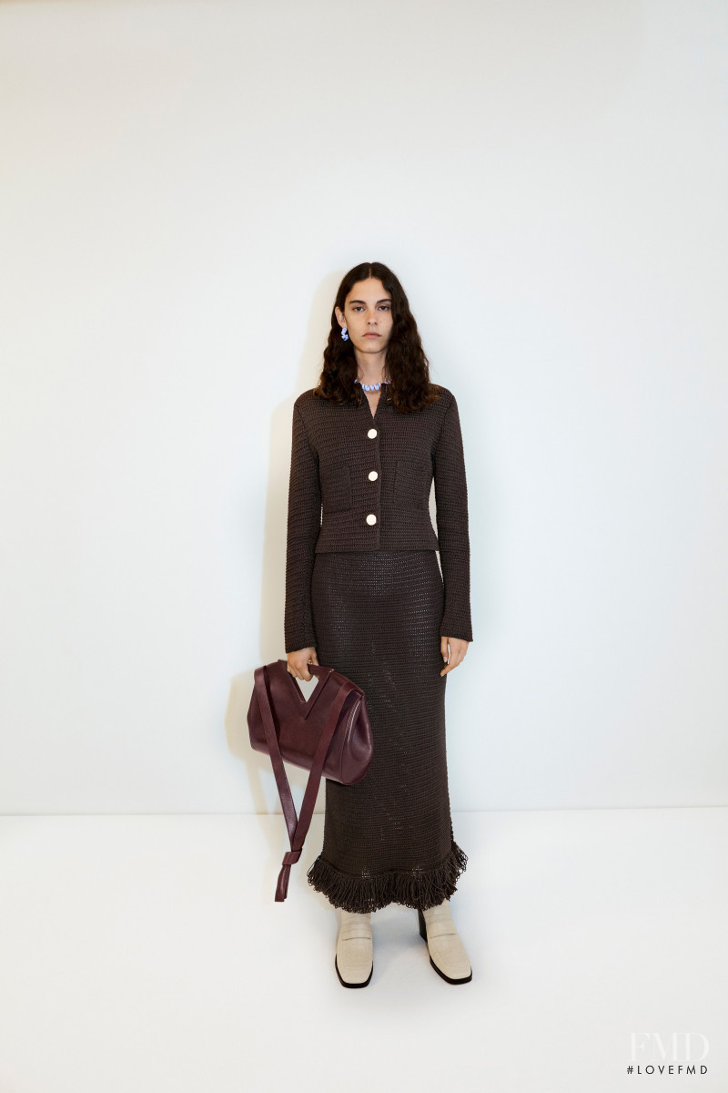 Cyrielle Lalande featured in  the Bottega Veneta lookbook for Resort 2021