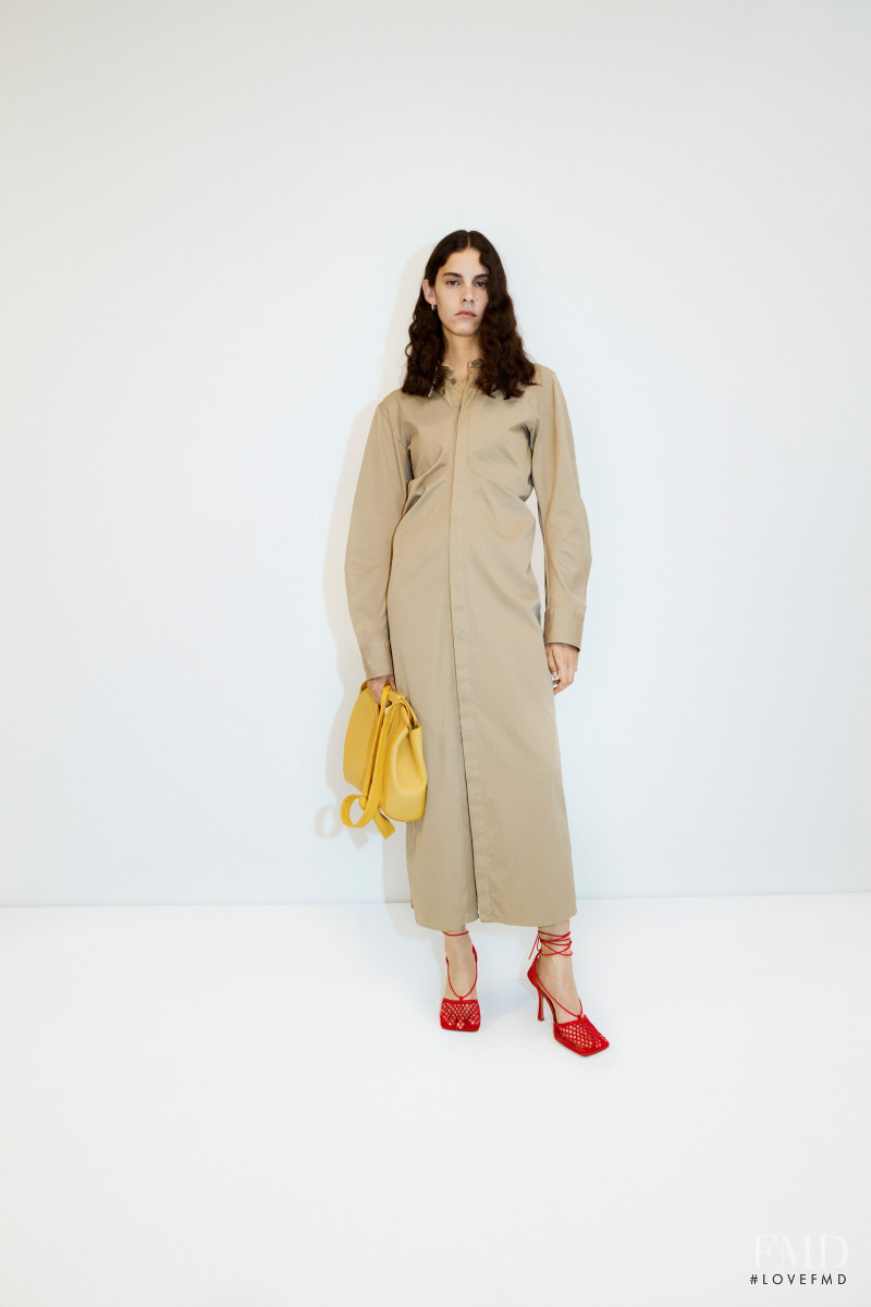 Cyrielle Lalande featured in  the Bottega Veneta lookbook for Resort 2021