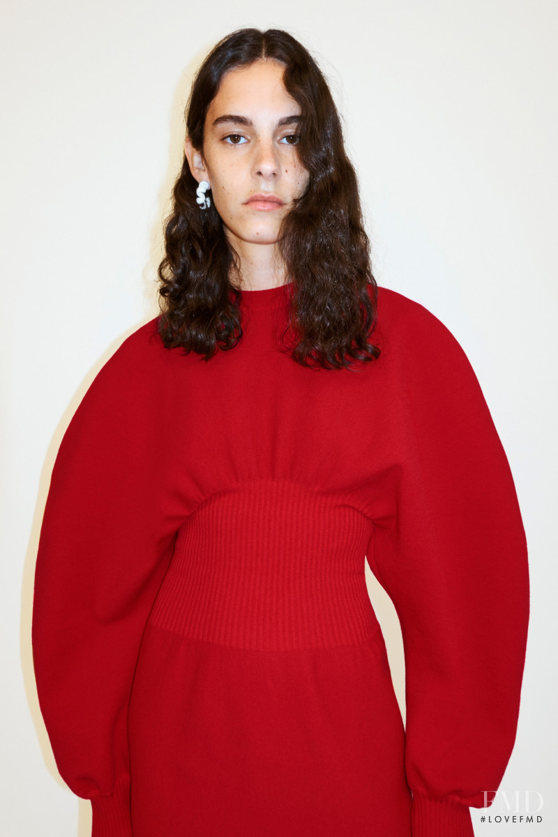 Cyrielle Lalande featured in  the Bottega Veneta lookbook for Resort 2021