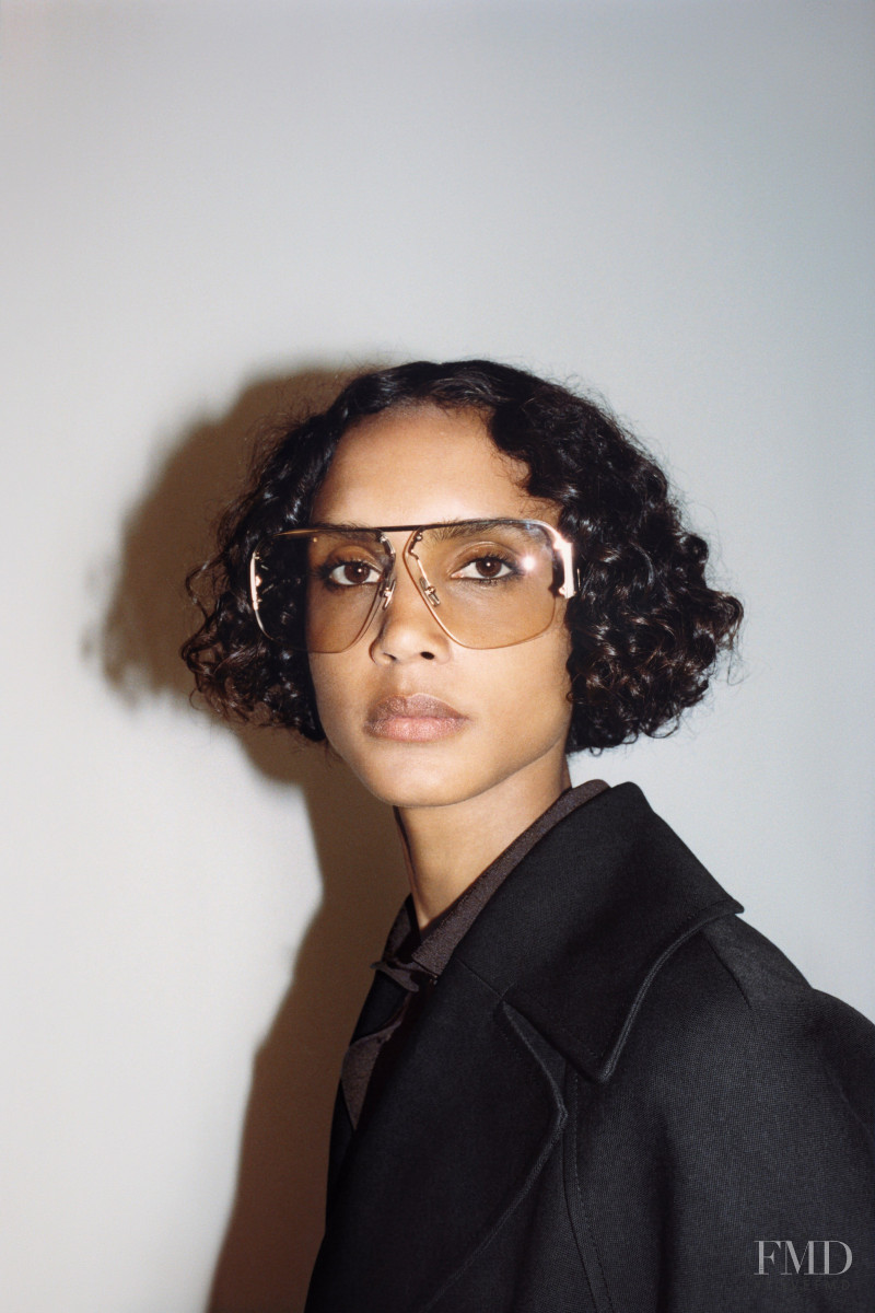 Malaika Holmen featured in  the Bottega Veneta lookbook for Resort 2021