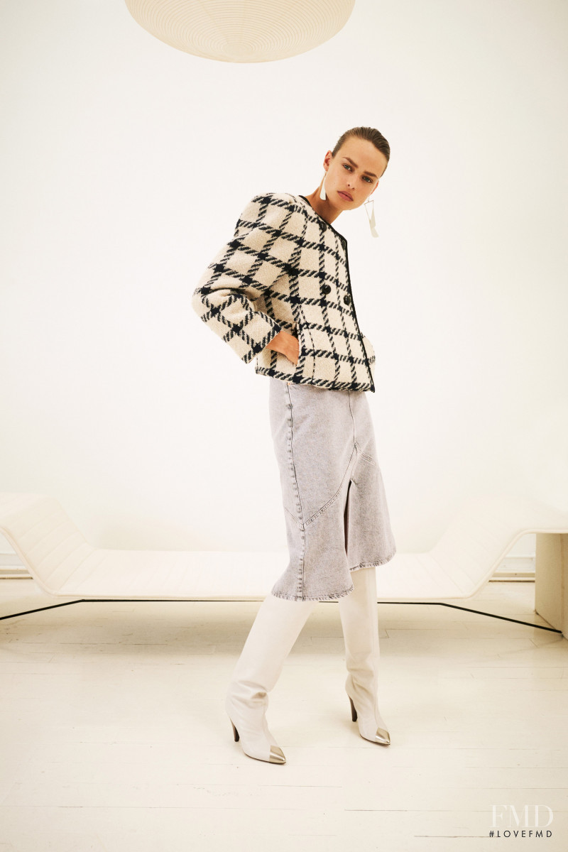 Birgit Kos featured in  the Isabel Marant lookbook for Resort 2021