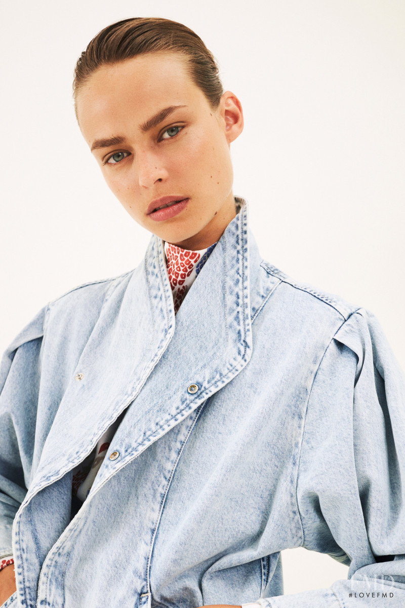 Birgit Kos featured in  the Isabel Marant lookbook for Resort 2021