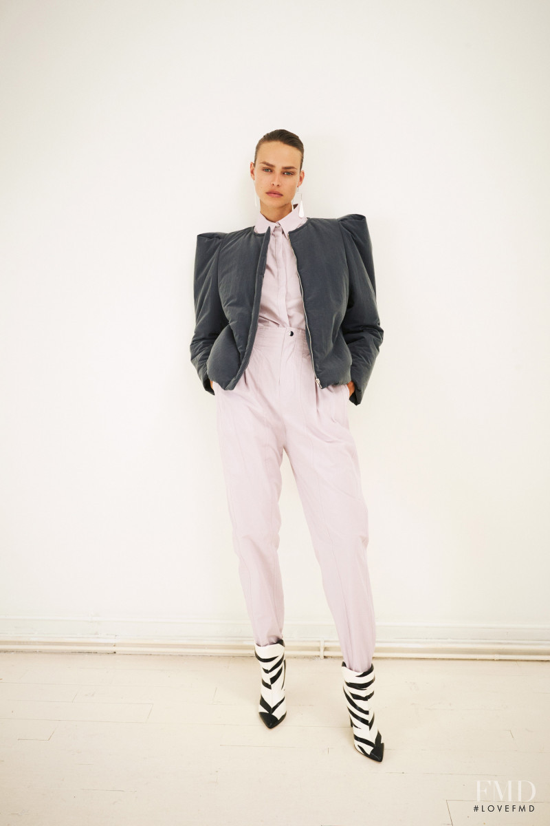 Birgit Kos featured in  the Isabel Marant lookbook for Resort 2021