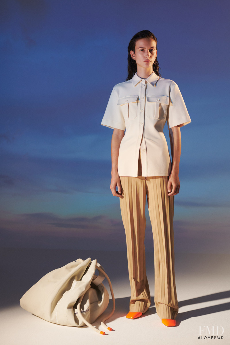 Chai Maximus featured in  the Sportmax lookbook for Resort 2021