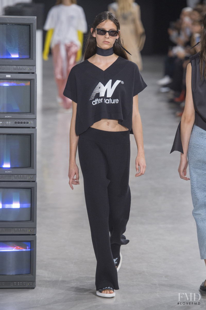 Cyrielle Lalande featured in  the Aalto fashion show for Spring/Summer 2018