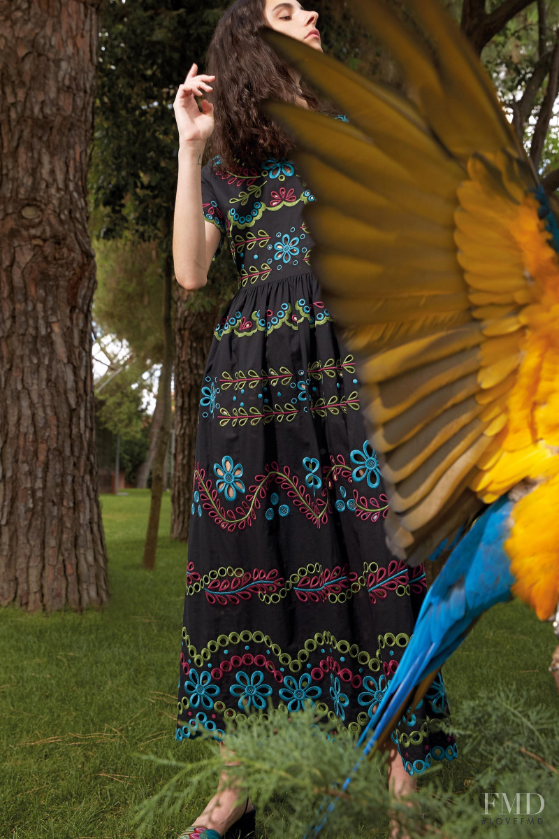 Cyrielle Lalande featured in  the RED Valentino lookbook for Spring/Summer 2020