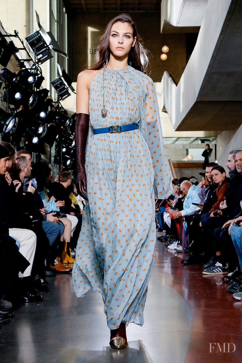 Vittoria Ceretti featured in  the Lanvin fashion show for Autumn/Winter 2020