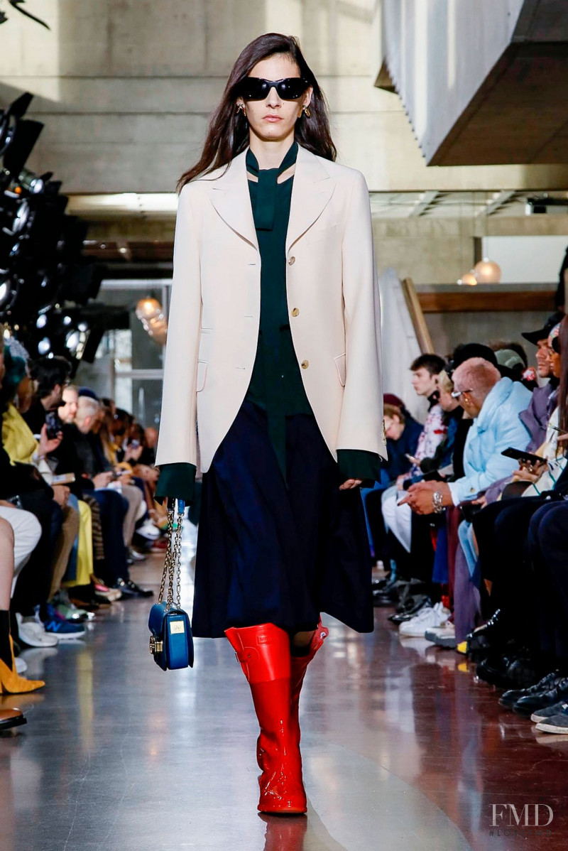 Cyrielle Lalande featured in  the Lanvin fashion show for Autumn/Winter 2020