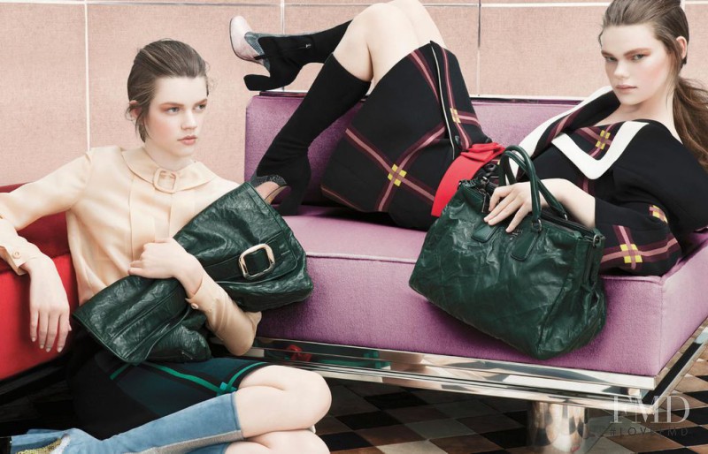Antonia Wesseloh featured in  the Prada advertisement for Autumn/Winter 2011