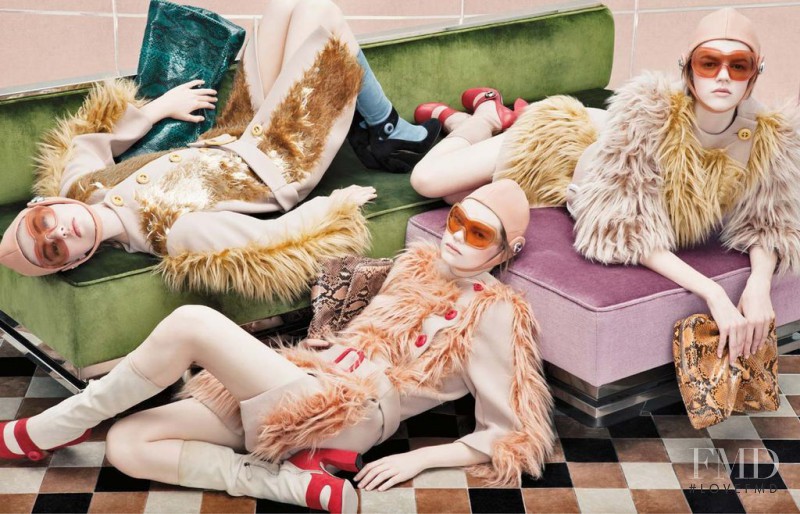 Antonia Wesseloh featured in  the Prada advertisement for Autumn/Winter 2011